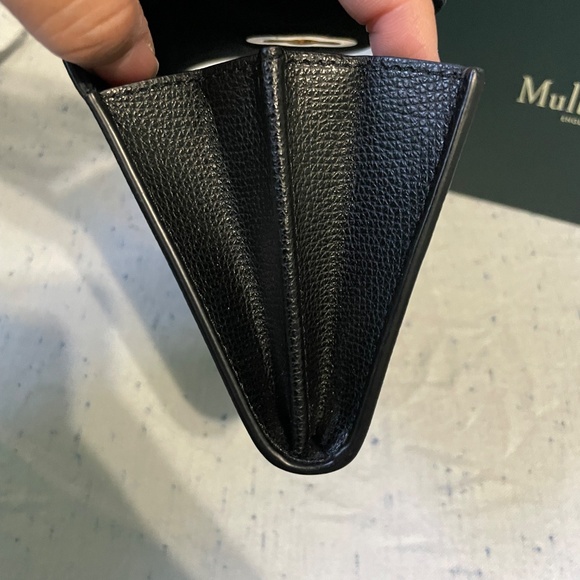 Mulberry Black Amberley Medium Wallet - Picture 7 of 9